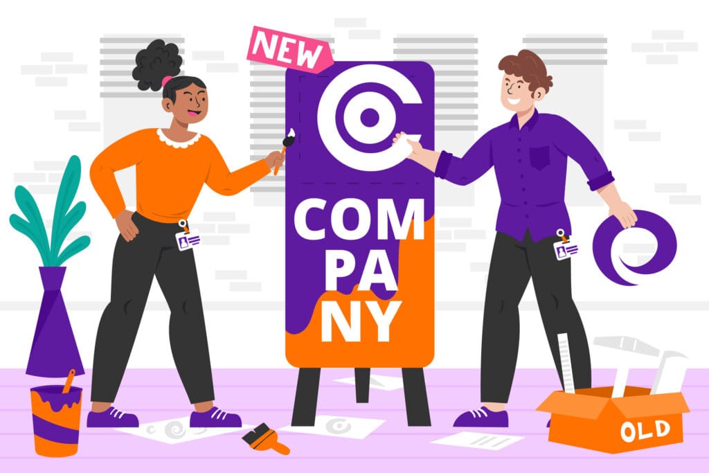 rebranding visual
